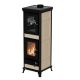 Poêle à bois avec four en céramique - THERMOROSSI Agnese Evo6 Maiolica 7.5 kW