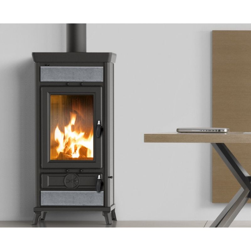 Poêle à bois en pierre - THERMOROSSI Vittoria Evo6 Stone 12.7 kW