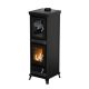 Poêle à bois avec four en céramique - THERMOROSSI Agnese Evo6 Maiolica 7.5 kW