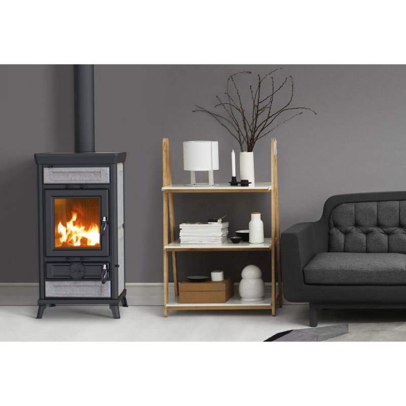 Poêle à bois en pierre  - THERMOROSSI Ilaria Evo6 Stone 11.4 kW
