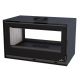 Poêle à bois double face avec range bûches - BRONPI Cairo 90-D Box 13 kW