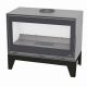 Poêle à bois double face sur pieds - BRONPI Cairo 90-D Box 13 kW