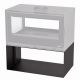 Poêle à bois double face avec range bûches - BRONPI Cairo 90-D Box 13 kW
