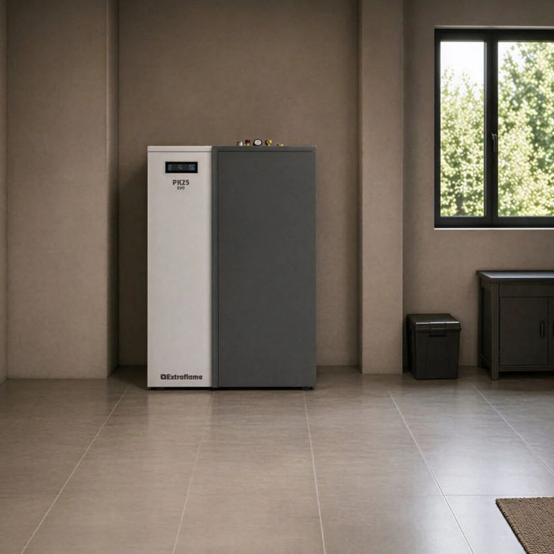 Chaudière à granulés - EXTRAFLAME PK25 EVO 25kw