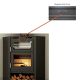 Poêle à bois d'angle avec four - FIREMATIC Flint 9.5 kW