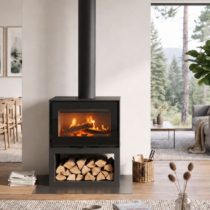 Poêle à bois raccordable - FIREMATIC Toronto - S 65 12.6 kW