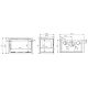 Insert à bois 3 faces ventilé - FIREMATIC Abby 12.8 kW