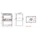 Modèle reconditionné - Poêle à bois double face FIREMATIC Ottawa - S 12.6 kW