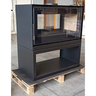 Modèle reconditionné - Poêle à bois double face FIREMATIC Ottawa - S 12.6 kW