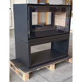 Modèle reconditionné - Poêle à bois double face FIREMATIC Ottawa - S 12.6 kW