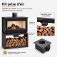 Poêle à bois raccordable - FIREMATIC Toronto - S 12.6 kW
