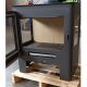 Poêle à bois 3 vitres raccordable - BRONPI Loreto 10 kW