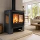 Poêle à bois 3 vitres raccordable - BRONPI Loreto 10 kW