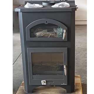 Modèle reconditionné - Cuisinière à bois avec four - BRONPI Monza 14 kW