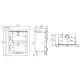 Insert à bois avec four - FIREMATIC Nashville 11 kW