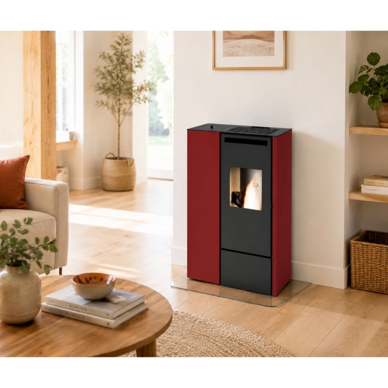 Poêle à granulés slim - PUNTO FUOCO Olivia 9.9 kW