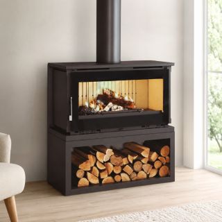 Poêle à bois raccordable - FIREMATIC Toronto - S 12.6 kW