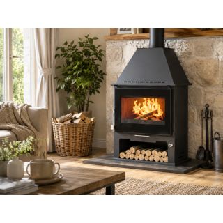 Poêle à bois ventilé - FIREMATIC Boston Luxe 12.6 kW