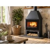 Poêle à bois ventilé - FIREMATIC Boston Luxe 12.6 kW