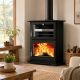 Poêle à bois d'angle avec four - FIREMATIC Tucson 10.9 kW