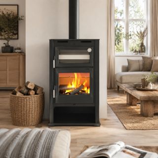 Poêle à bois avec four ventilé - FIREMATIC Kentucky 9.5 kW