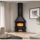 Poêle à bois cheminée d'angle - FIREMATIC Windsor 13.8 kW