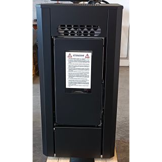 Modèle reconditionné -  Poêle à granulés étanche - FIREMATIC EC9 NOIR 7.9 kW