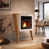 Poêle à granulés - ORIGINE PHEBO Q-bix 7.8 kW