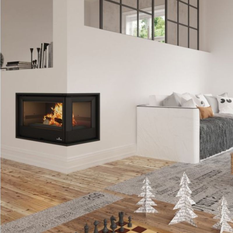 Insert à bois ventilé canalisable - BRONPI Paris 70-ED 11 kW