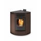 Poêle à granules d'angle ventilé - ORIGINE PHEBO Asia 12.7 kW