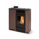 Poêle à granules extra plat - ORIGINE PHEBO Hera Reverse 11.5 kW