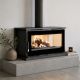 Poêle à bois ventilé pose libre - FIREMATIC Toronto - L 13.3 kW