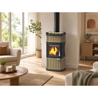 Poêle à bois céramique - LINCAR Monella 184 10.5 kW