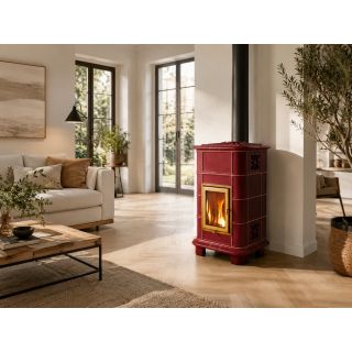 Poêle à bois céramique - ORIGINE PH Vesta 10.7 kW