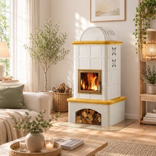 Poêle à bois céramique - ORIGINE PH Venus 4S 11.8 kW