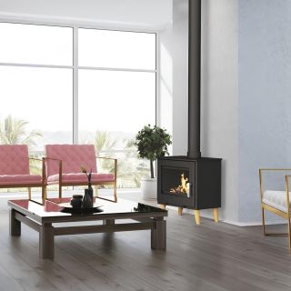 Poêle à bois étanche en fonte - SUPRA Stina 7.3 kW