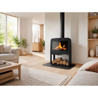 Poêle à bois en fonte - SUPRA Paul Bûcher 10 kW