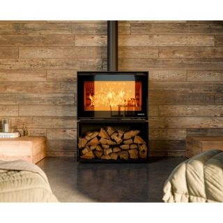 Poêle à bois raccordable - THERMOROSSI Fullmoon 5.7 kW