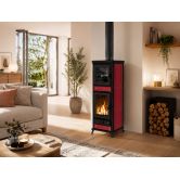 Poêle à bois avec four - THERMOROSSI Anna Evo5 Maiolica 12.5 kW