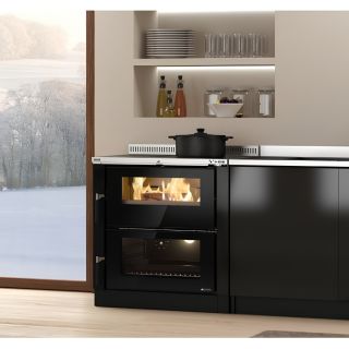 Cuisinière à bois encastrable raccordable - LA NORDICA Verona XXL.16 7 kW