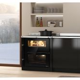 Cuisinière à bois encastrable raccordable - LA NORDICA Verona XXL.16 7 kW