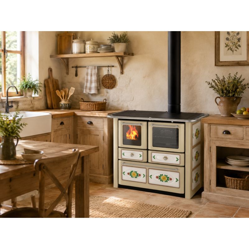 Cuisinière à bois - LINCAR Gaia 149 VL 6.3 kW