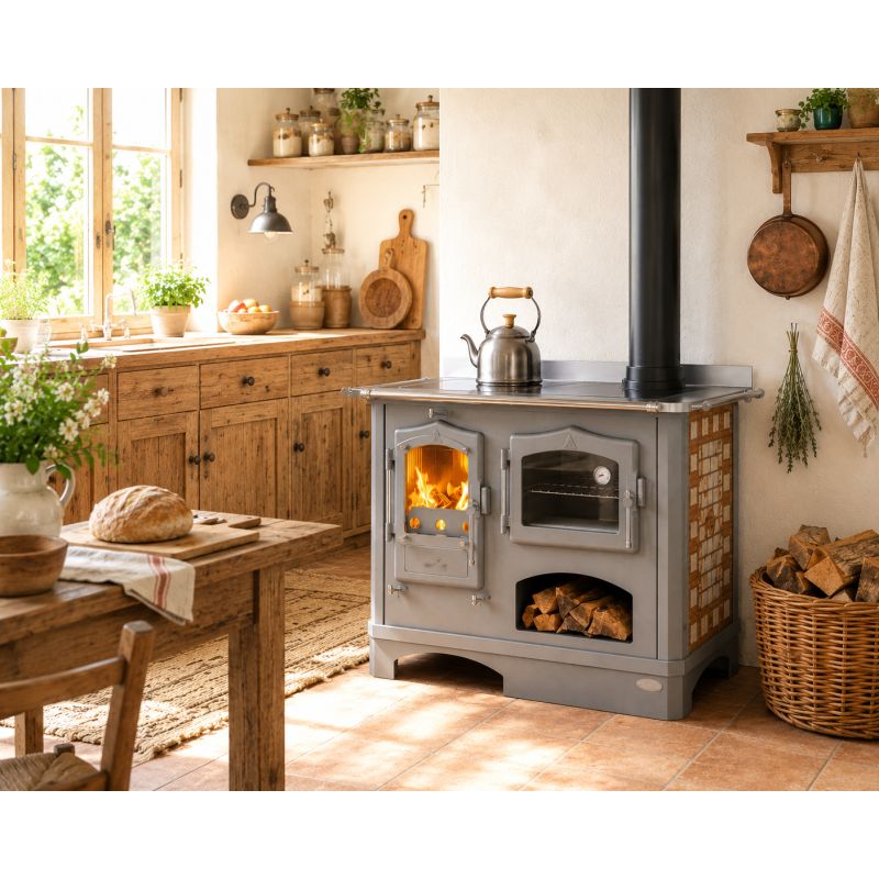 Cuisinière à bois  - LINCAR Deneris 9 kW