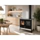 Cuisinière à bois en céramique - THERMOROSSI Viola Evo 12.1 kW