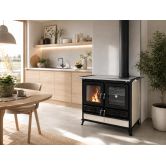 Cuisinière à bois en céramique - THERMOROSSI Viola Evo 12.1 kW