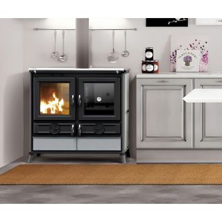 Cuisinière à bois en pierre - THERMOROSSI Viola Evo Stone 12.1 kW