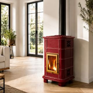 Poêle à bois céramique - ORIGINE PH Vesta 10.7 kW