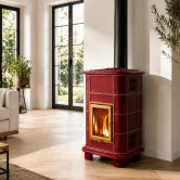 Poêle à bois céramique - ORIGINE PHEBO Vesta 10.7 kW