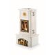 Poêle à bois céramique - ORIGINE PHEBO Selene Décor 10.7 kW