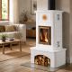 Poêle à bois céramique - ORIGINE PHEBO Selene Décor 10.7 kW